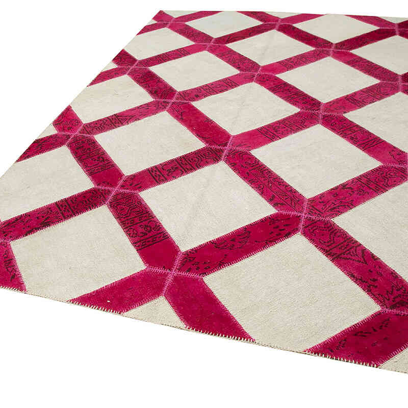Patchwork El Dokuma Halı - 199 cm x 293 cm - K0051307