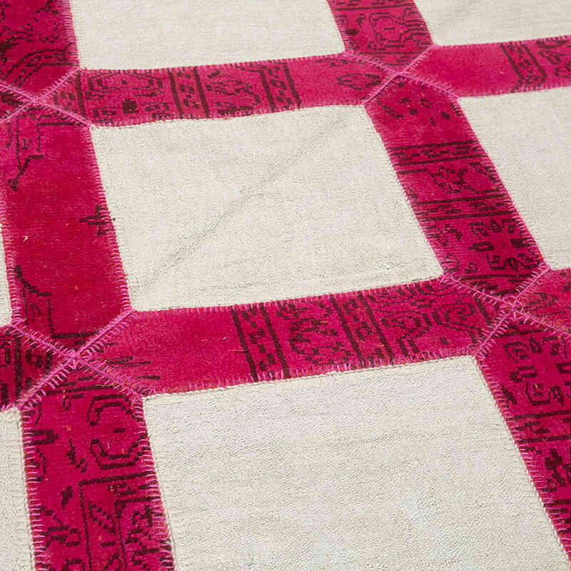 Patchwork El Dokuma Halı - 199 cm x 293 cm - K0051307