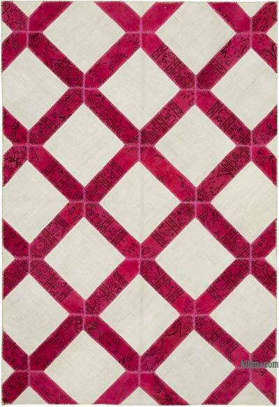 Patchwork El Dokuma Halı - 199 cm x 293 cm