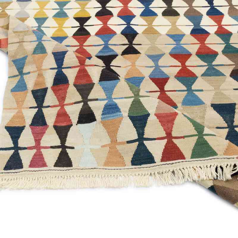 Multicolor New Handwoven Turkish Kilim Rug - K0051341