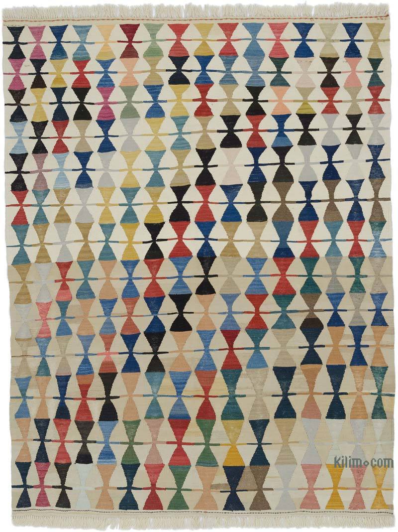 Multicolor New Handwoven Turkish Kilim Rug - K0051341