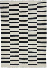 Beige, Black New Handwoven Turkish Kilim Rug
