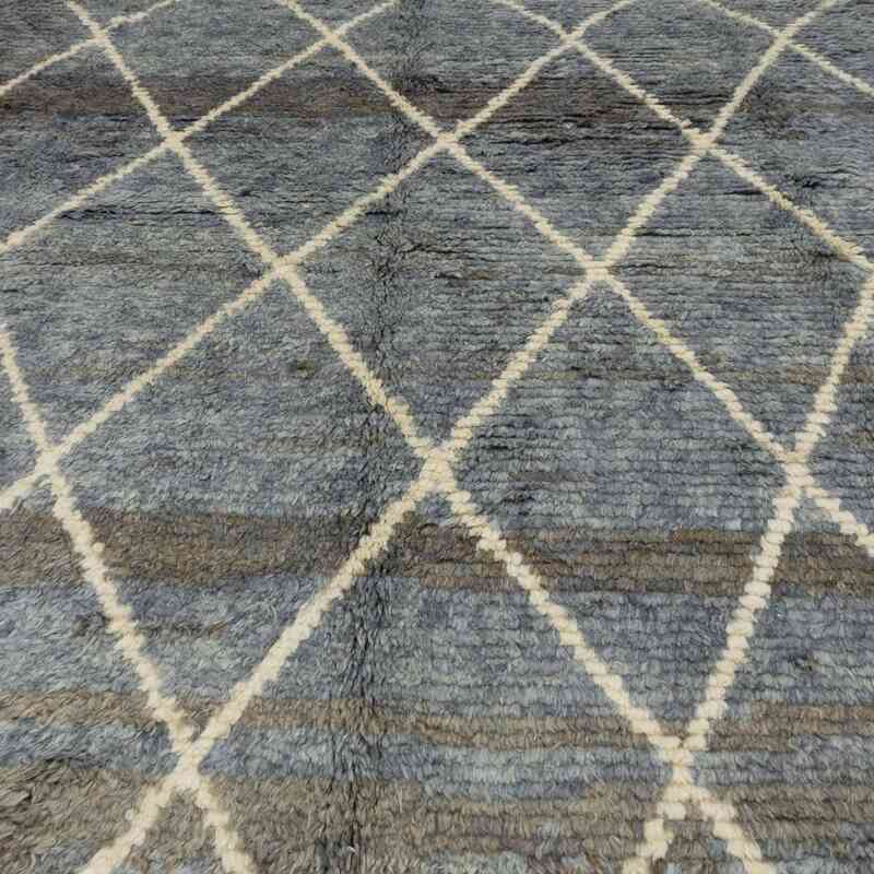Alfombra "Tulu" de estilo marroquí anudada a mano - 285 cm x 366 cm - K0051364