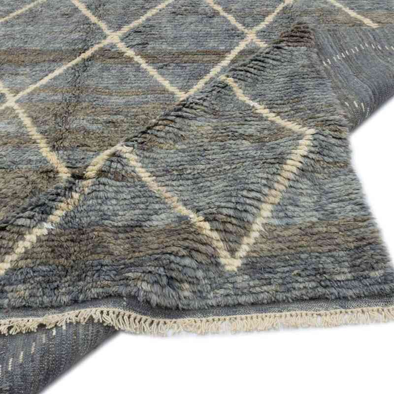 Alfombra "Tulu" de estilo marroquí anudada a mano - 285 cm x 366 cm - K0051364