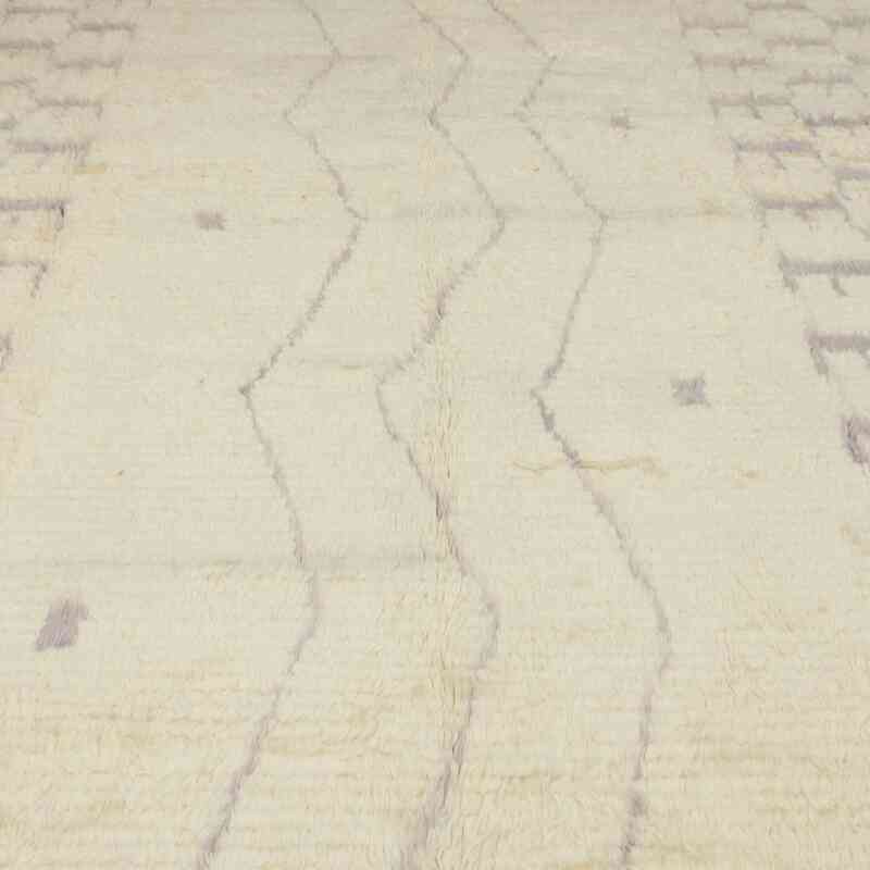 Bej Yeni Fas Stili El Dokuma Tulu - 244 cm x 345 cm - K0051365