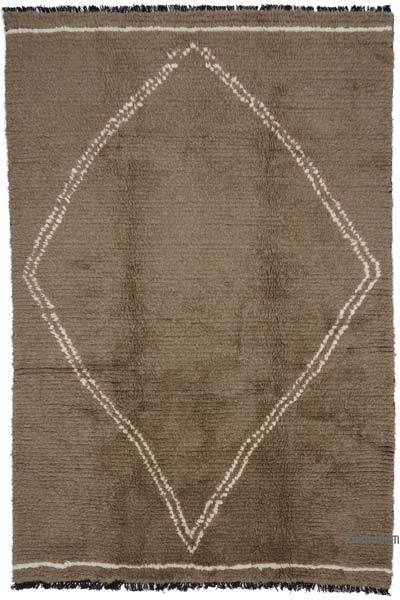 Moroccan Style Hand-Knotted Tulu Rug - 6' 9" x 10' 1" (81 in. x 121 in.)