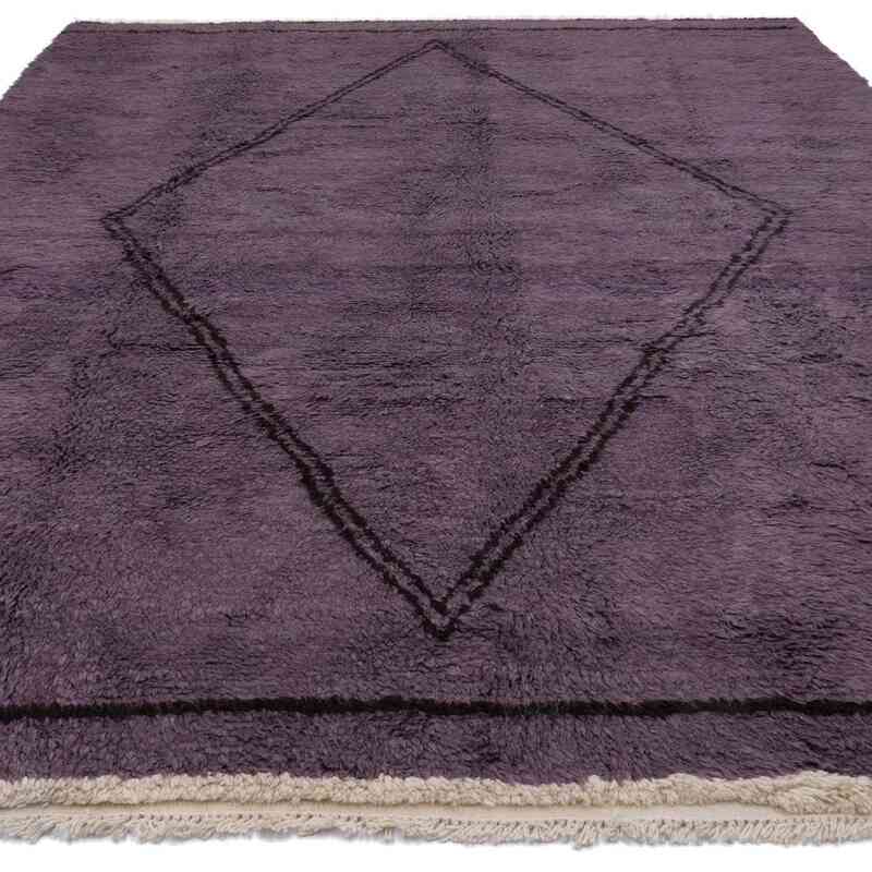 Mor Fas Stili El Dokuma Tülü - 244 cm x 333 cm - K0051370