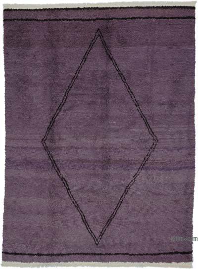 Mor Fas Stili El Dokuma Tülü - 244 cm x 333 cm