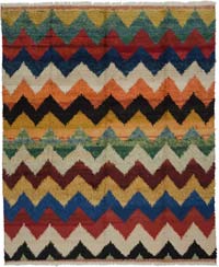Multicolor Nueva Alfombra Turca Tulu - 242 cm x 293 cm