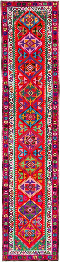 Vintage Anadolu Yolluk - 82 cm x 370 cm