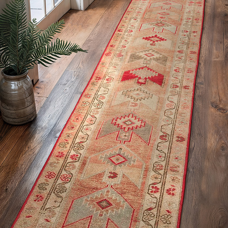 Vintage Anadolu Yolluk - 89 cm x 406 cm - K0051413
