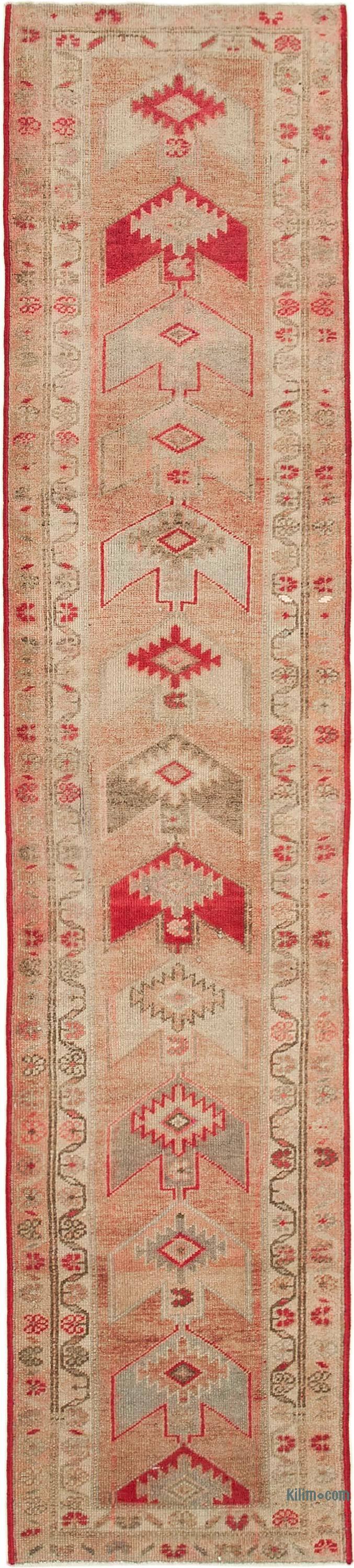 Vintage Anadolu Yolluk - 89 cm x 406 cm - K0051413