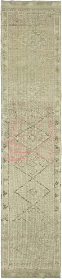 Vintage Tribal Runner Rug - 2' 8" x 13' 1" (32" x 157")