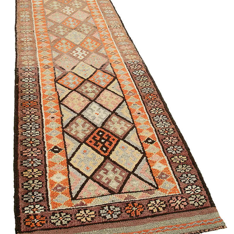 Vintage Tribal Runner Rug - 2' 11" x 11' 2" (35" x 134") - K0051444