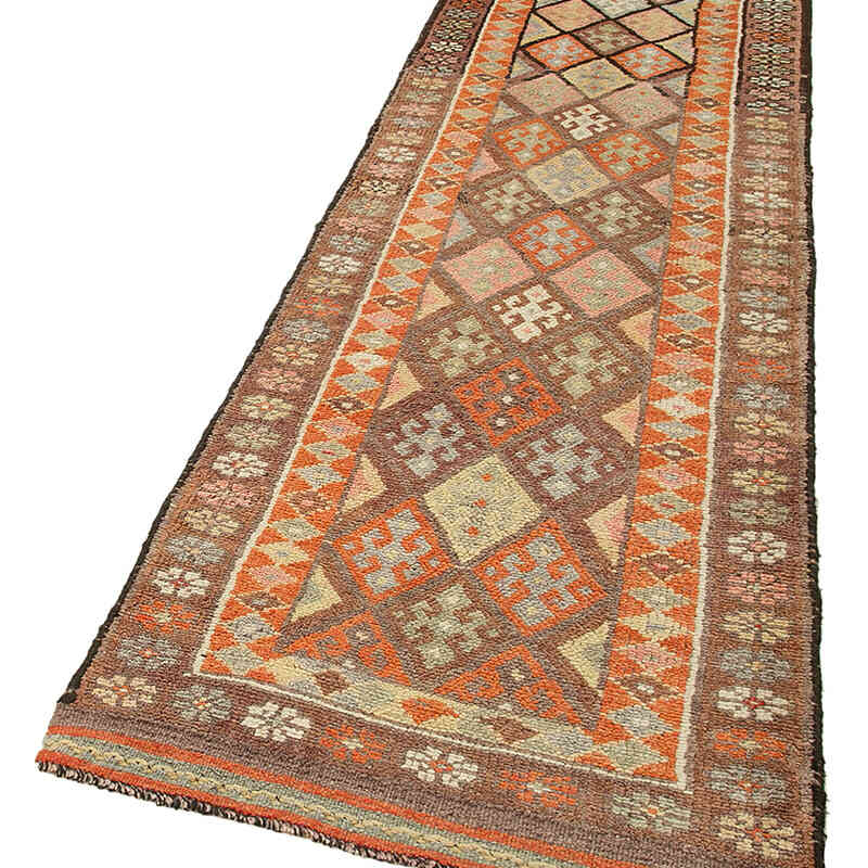 Vintage Tribal Runner Rug - 2' 11" x 11' 2" (35" x 134") - K0051444