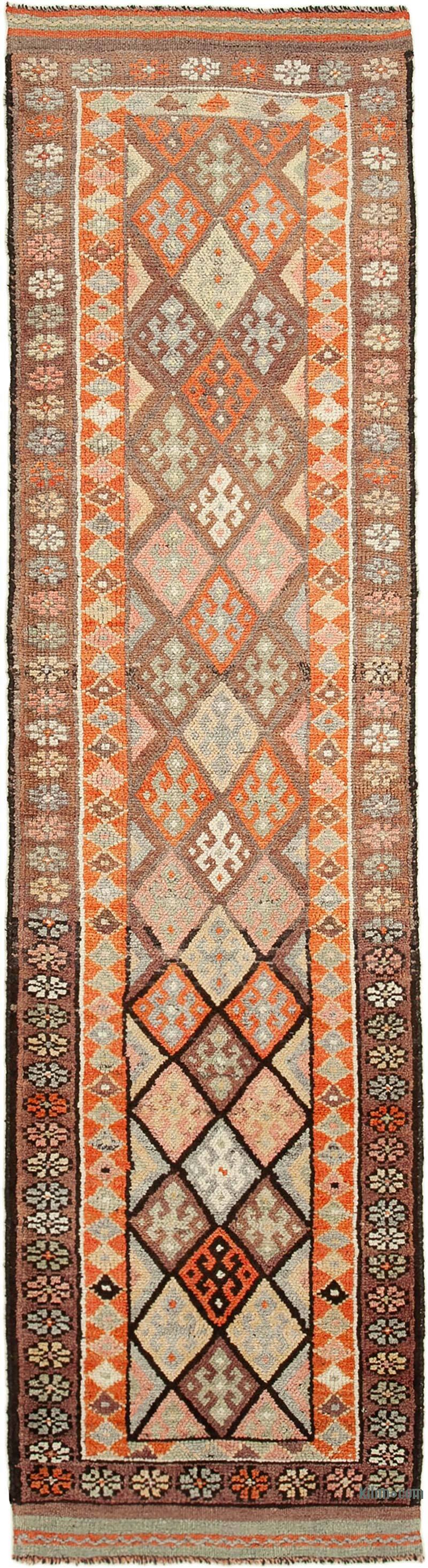 Vintage Tribal Runner Rug - 2' 11" x 11' 2" (35" x 134") - K0051444
