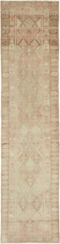 Vintage Tribal Runner Rug - 2' 8" x 11' 2" (32" x 134")