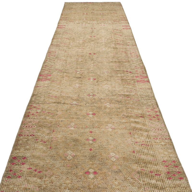 Alfombra Vintage de pasillo - 87 cm x 382 cm - K0051459