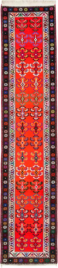 Vintage Tribal Runner Rug - 2' 8" x 12' 2" (32" x 146")
