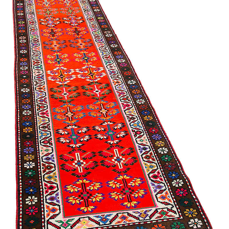 Alfombra Vintage de pasillo - 81 cm x 372 cm - K0051477