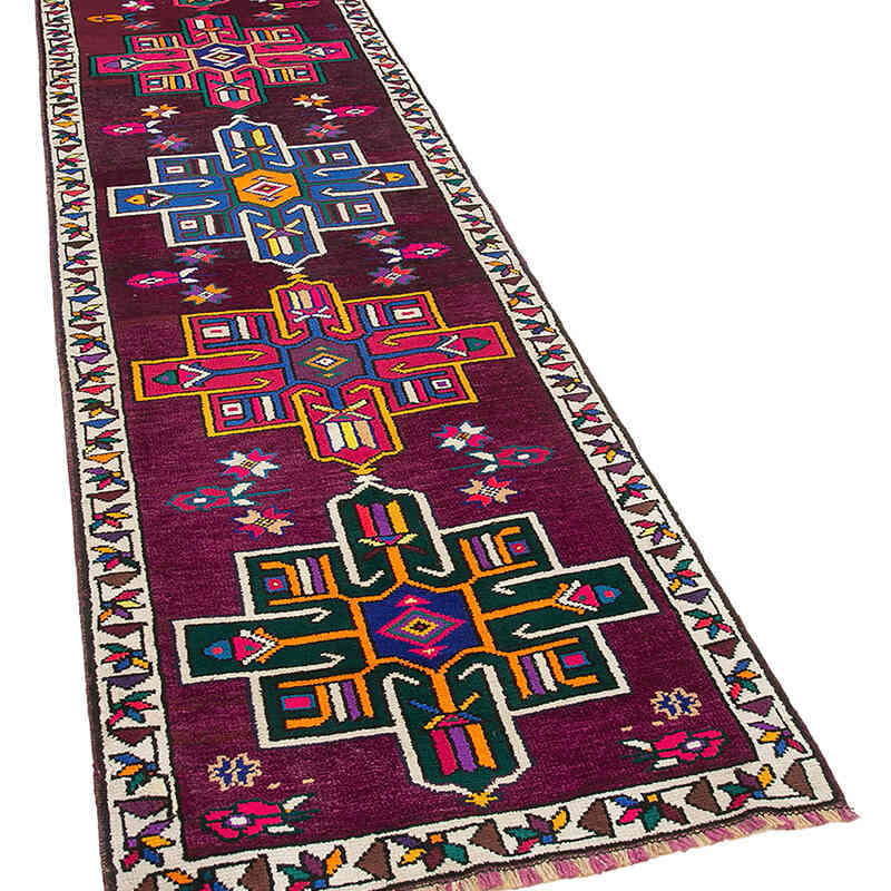 Vintage Anadolu Yolluk - 90 cm x 332 cm - K0051483