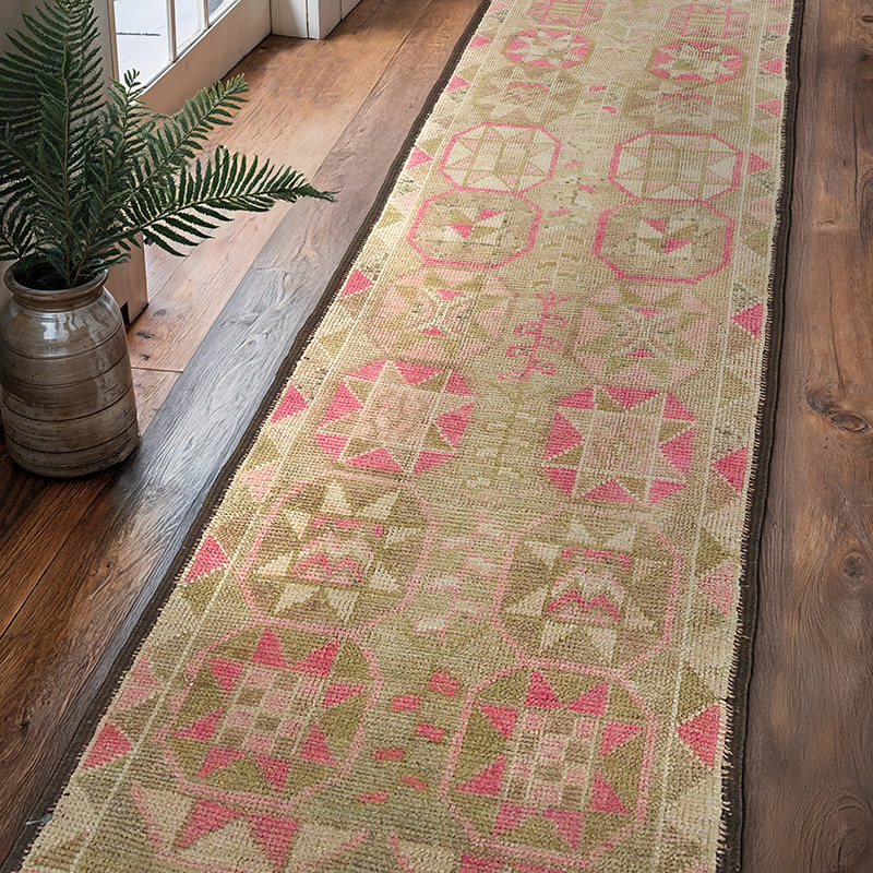 Vintage Tribal Runner Rug - 2' 9" x 11' 1" (33" x 133") - K0051486