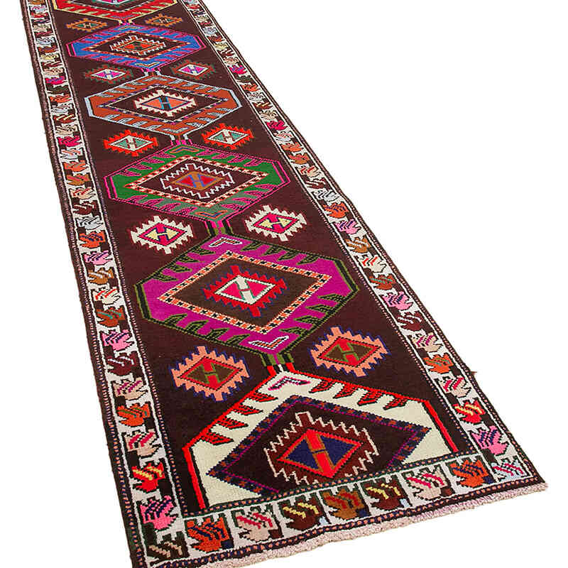 Vintage Tribal Runner Rug - 2' 11" x 11' 11" (35" x 143") - K0051488