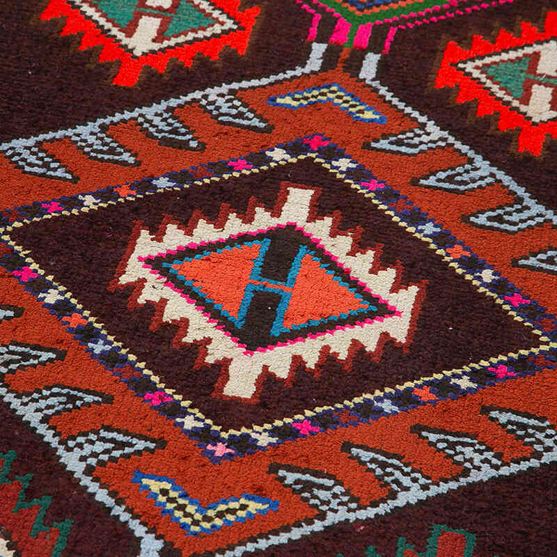 Vintage Tribal Runner Rug - 2' 11" x 11' 11" (35" x 143") - K0051488