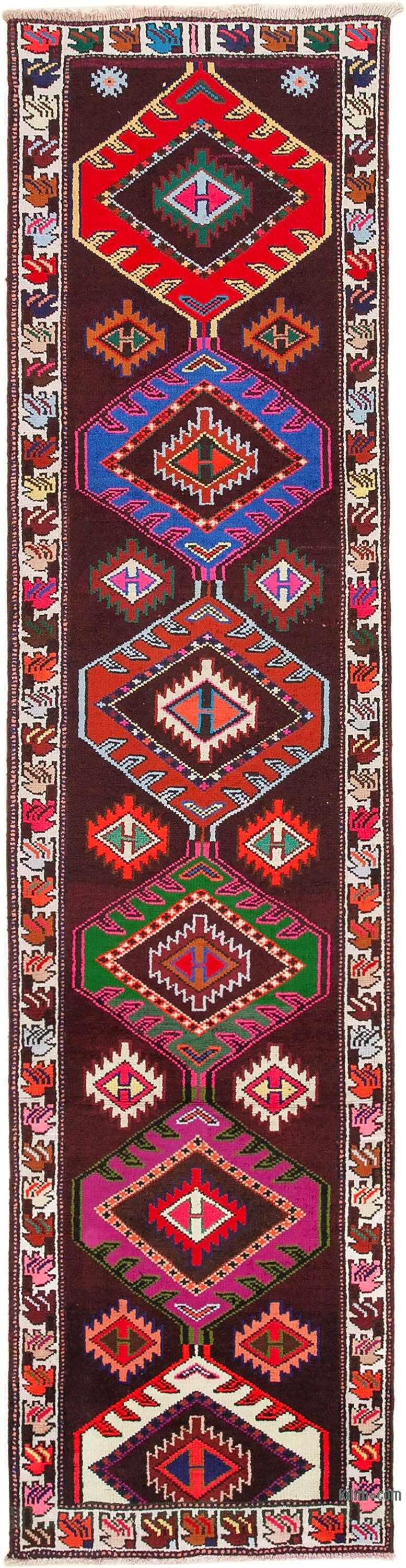 Vintage Tribal Runner Rug - 2' 11" x 11' 11" (35" x 143") - K0051488