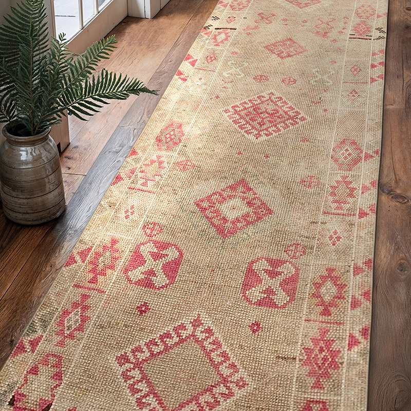 Vintage Anadolu Yolluk - 89 cm x 314 cm - K0051498