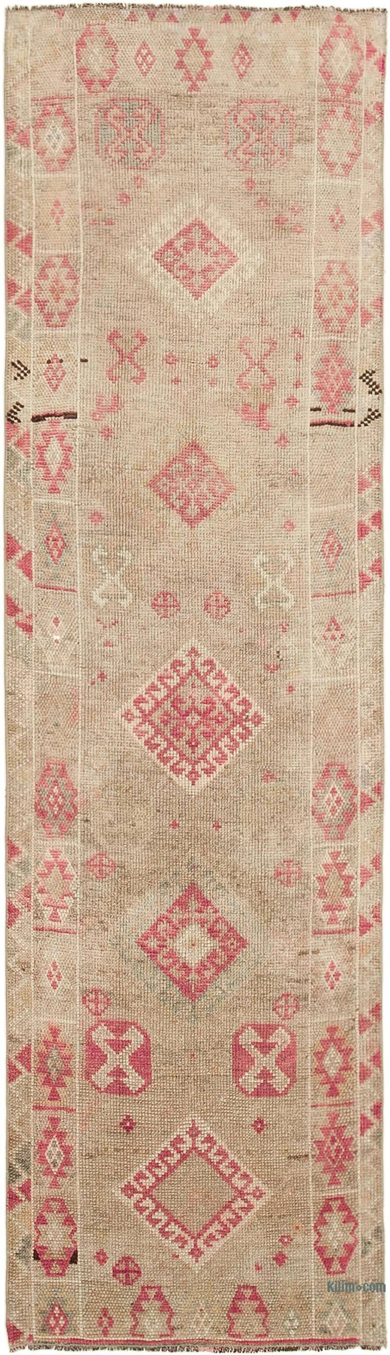 Vintage Anadolu Yolluk - 89 cm x 314 cm - K0051498