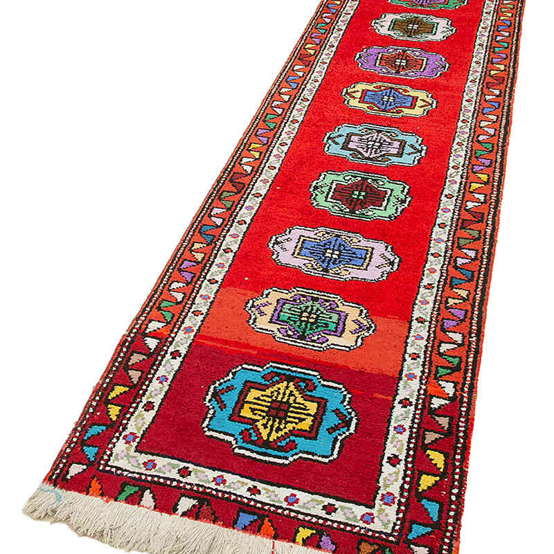 Alfombra Vintage de pasillo - 80 cm x 371 cm - K0051510