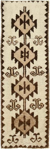 Vintage Tribal Runner Rug - 3' 5" x 10' 2" (41" x 122")