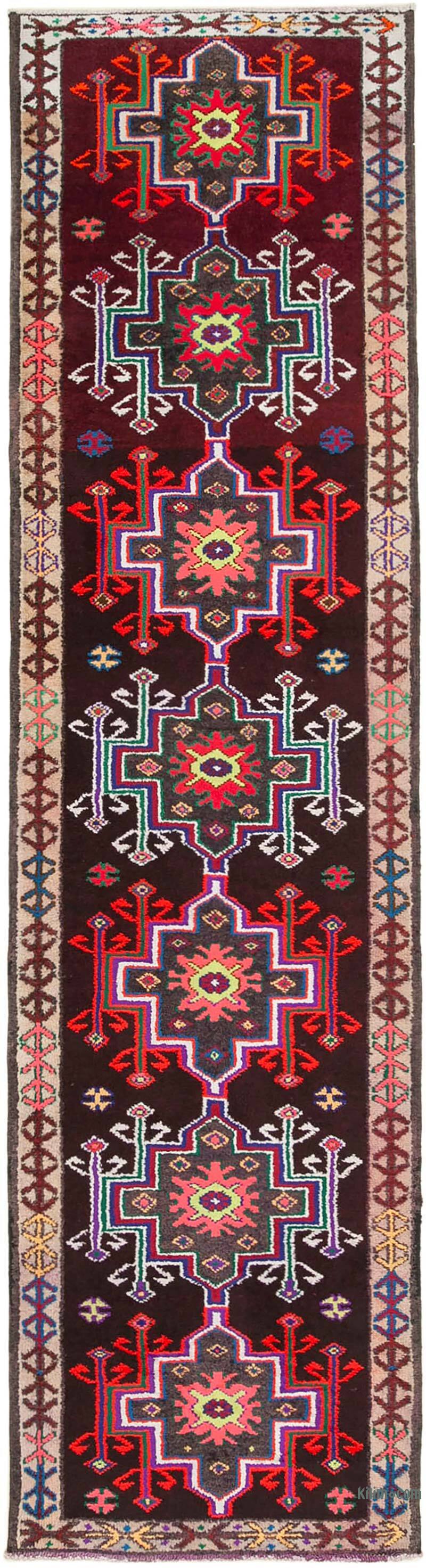 Vintage Tribal Runner Rug - 2' 11" x 11' 1" (35" x 133") - K0051524