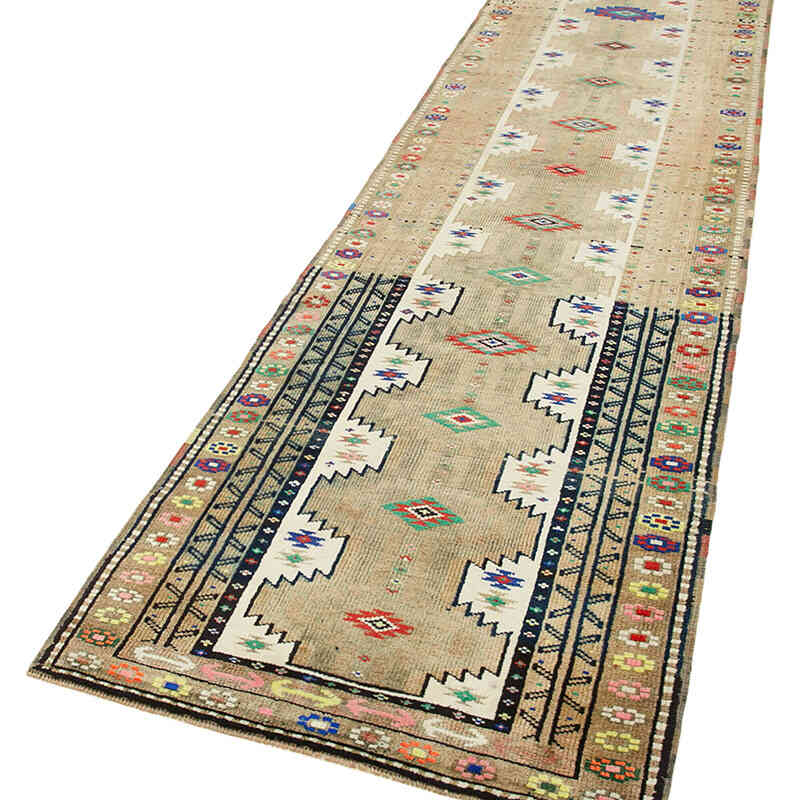 Vintage Anadolu Yolluk - 95 cm x 368 cm - K0051532