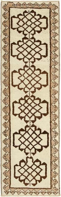 Vintage Tribal Runner Rug - 3' 3" x 10' 7" (39" x 127")