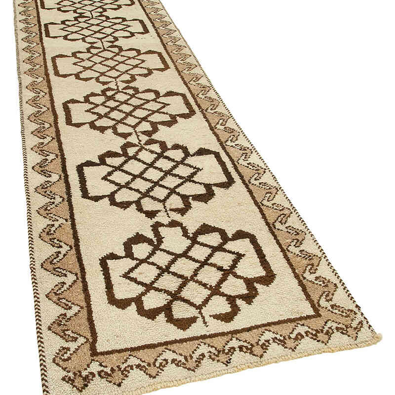 Vintage Tribal Runner Rug - 3' 3" x 10' 7" (39" x 127") - K0051536