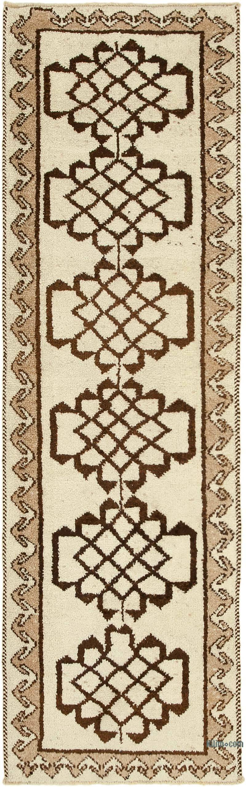 Vintage Tribal Runner Rug - 3' 3" x 10' 7" (39" x 127") - K0051536