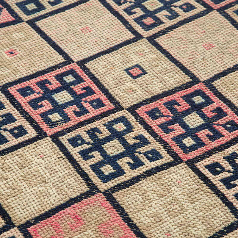 Vintage Tribal Runner Rug - 2' 9" x 12' 4" (33" x 148") - K0051543