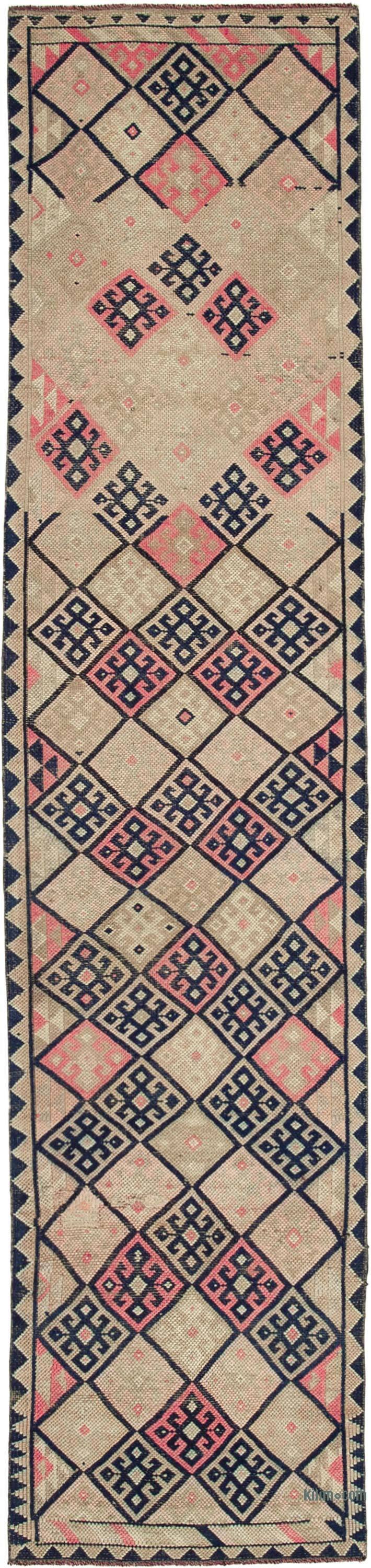 Vintage Tribal Runner Rug - 2' 9" x 12' 4" (33" x 148") - K0051543