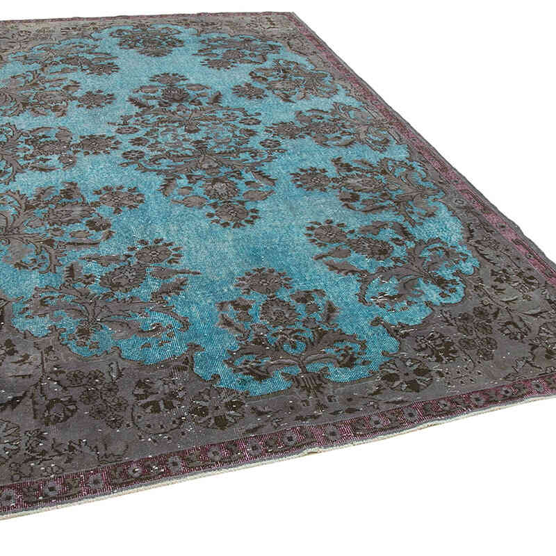 Hand Carved Over-Dyed Rug - 6' 7" x 10' 6" (79" x 126") - K0051559