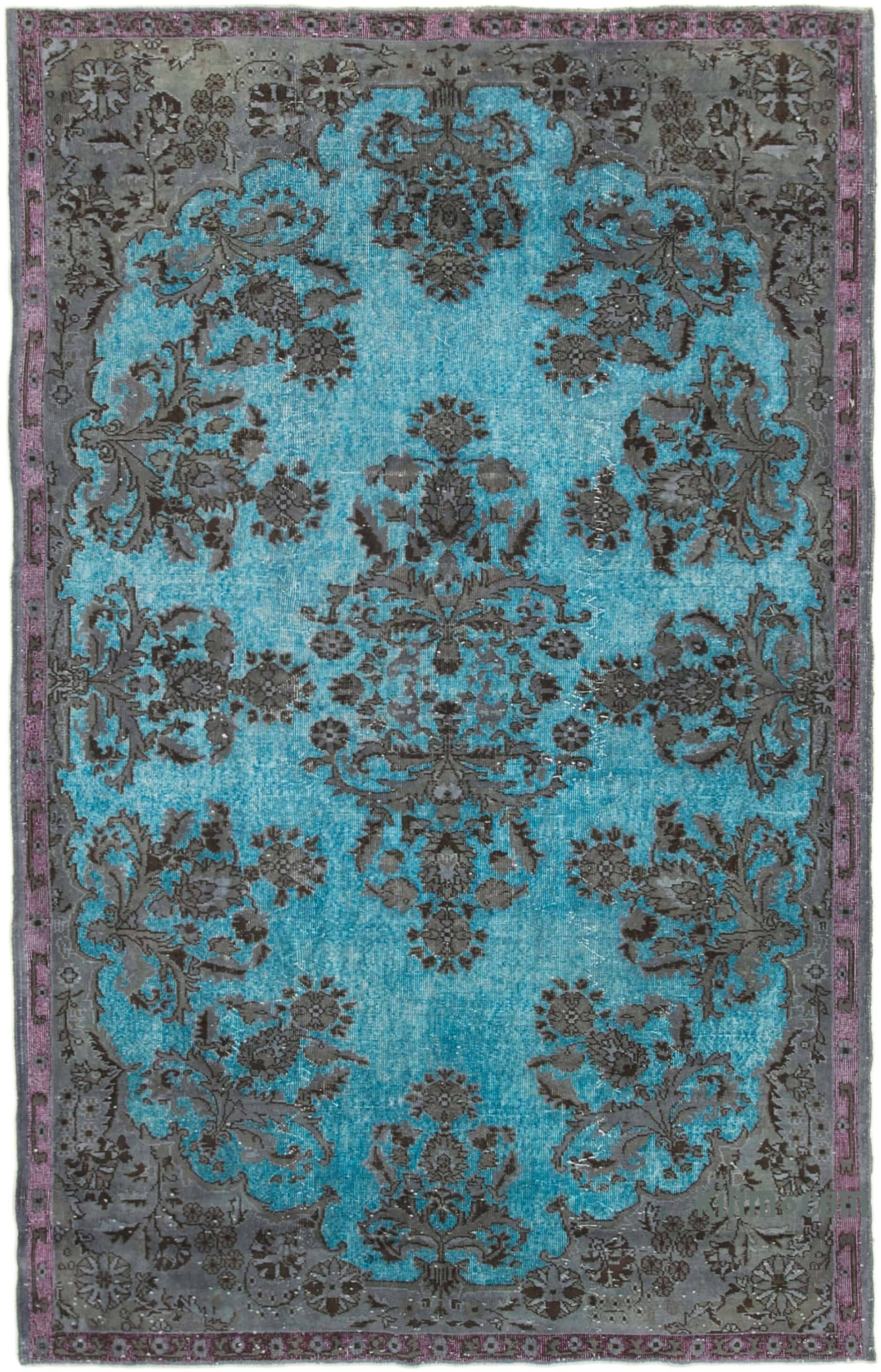 K0051559 Hand Carved Over Dyed Rug 6, 7 X 10 Rugs Under 100