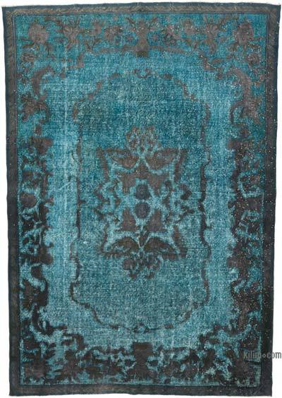 Hand Carved Over-Dyed Rug - 7' 2" x 10' 1" (86 in. x 121 in.)