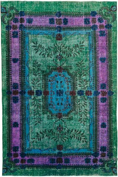 El Oyması Boyalı Halı - 219 cm x 326 cm