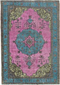 El Oyması Boyalı Halı - 227 cm x 319 cm