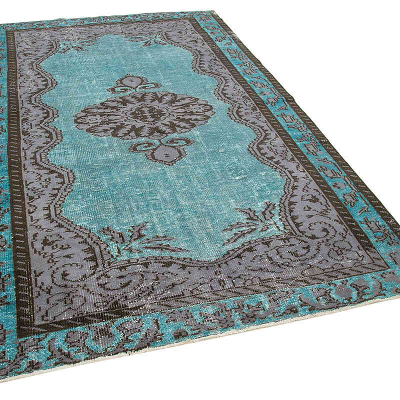 Hand Carved Over-Dyed Rug - 5' 11" x 9'  (71" x 108") - K0051579