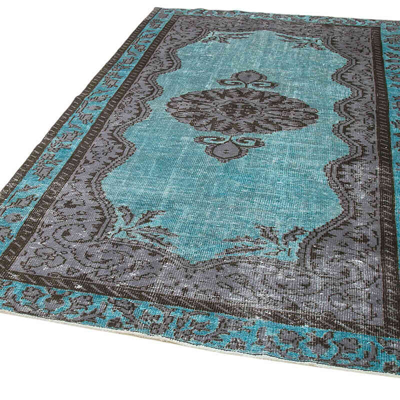 Hand Carved Over-Dyed Rug - 5' 11" x 9'  (71" x 108") - K0051579