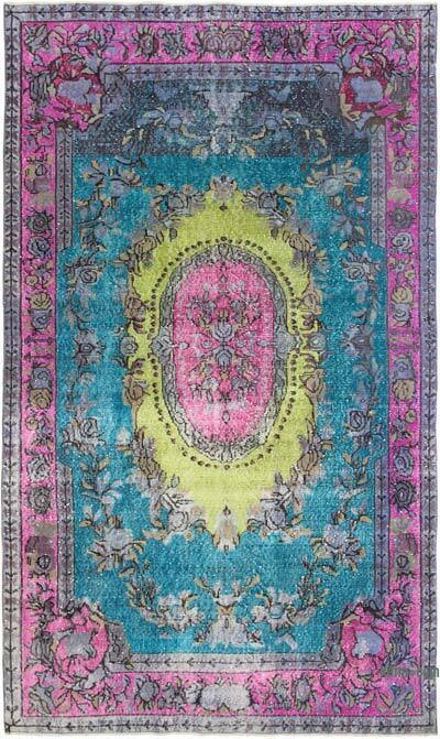 El Oyması Boyalı Halı - 174 cm x 298 cm