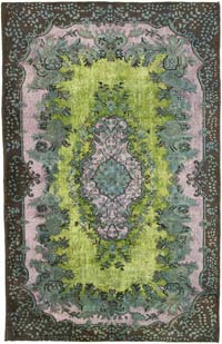El Oyması Boyalı Halı - 172 cm x 268 cm