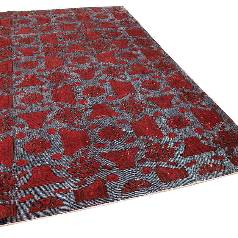 El Oyması Boyalı Halı - 173 cm x 296 cm - K0051587